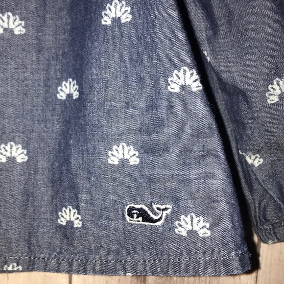 Vineyard Vines denim chambray tunic size small - Picture 2 of 4